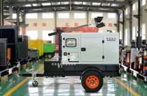 華全戶外施工用柴油發電機組完工，為用戶提供備用電源